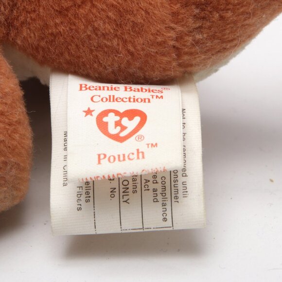 Vintage TY Beanie Baby POUCH Kangaroo Joey 1996 Stuffie Toy Plush Australia - Picture 8 of 8